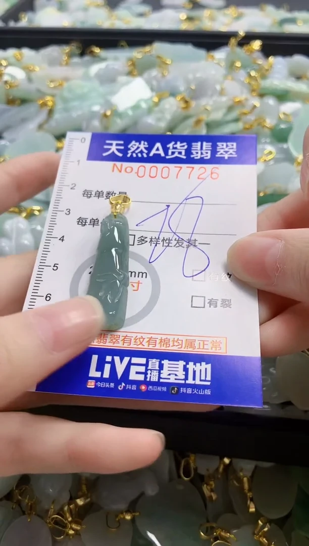 颈饰未镶嵌翡翠天然A货翡翠
