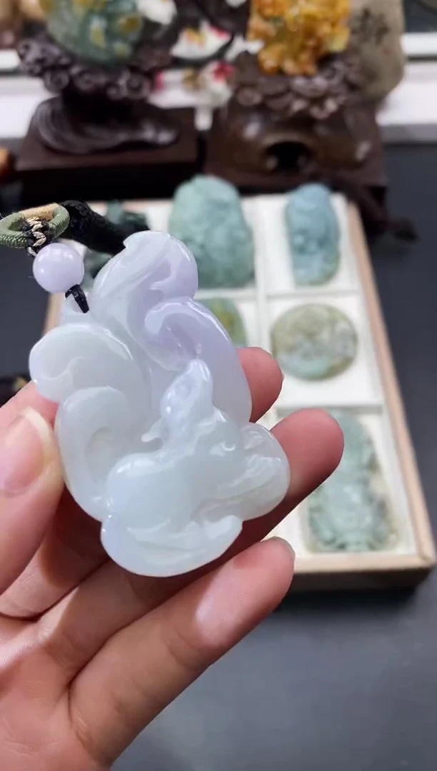 颈饰未镶嵌翡翠天然缅甸A货翡翠