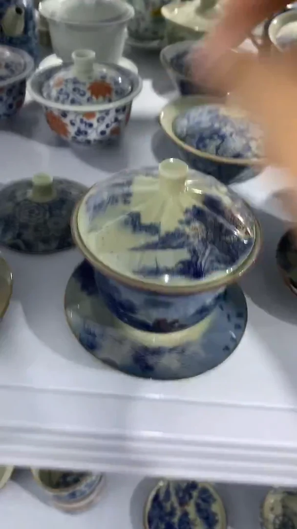 【开播福利】哥窑、羊脂玉、一壶带俩杯@@@@@@@@@