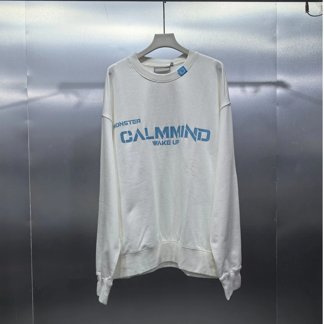 A01-41532-CAL春秋季后背姜饼人潮流印花时尚圆领卫衣