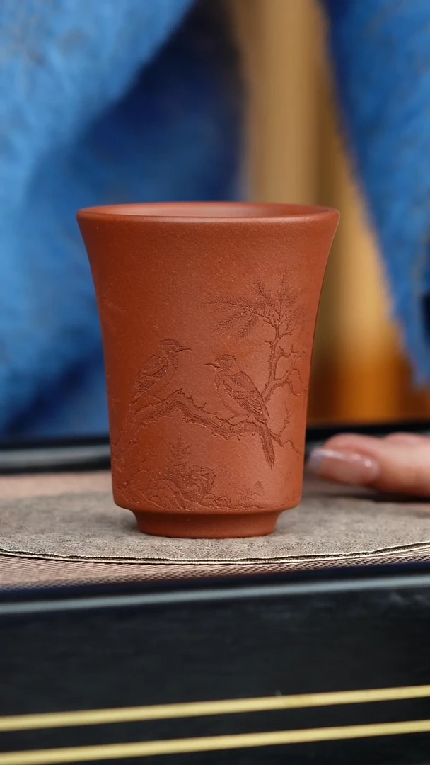 茶杯紫砂生***昔悠然自得