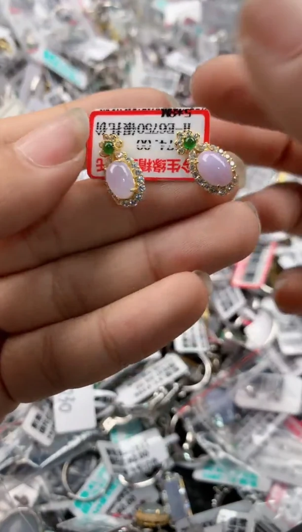 银S925镶嵌戒指翡翠4444----1