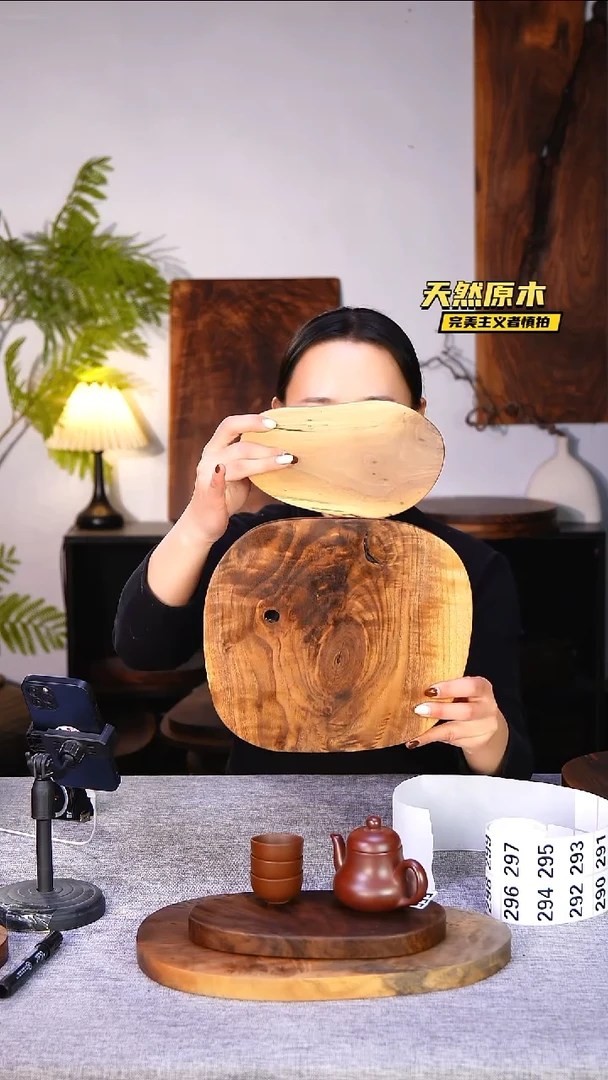 木北美黑胡桃原木.干裂疤结不属于商品质量问题完美主义者慎拍