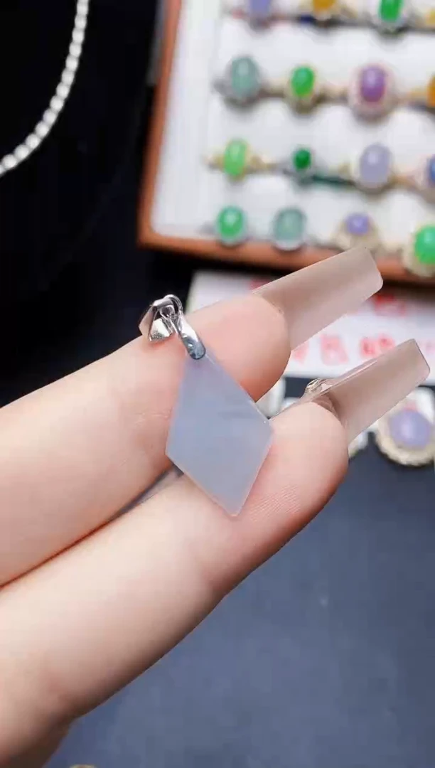 银S925镶嵌戒指翡翠0606