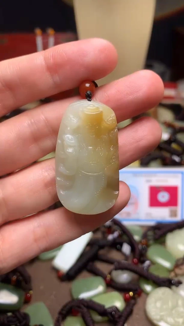 颈饰未镶嵌和田玉新疆料青海料清水和田玉吊坠