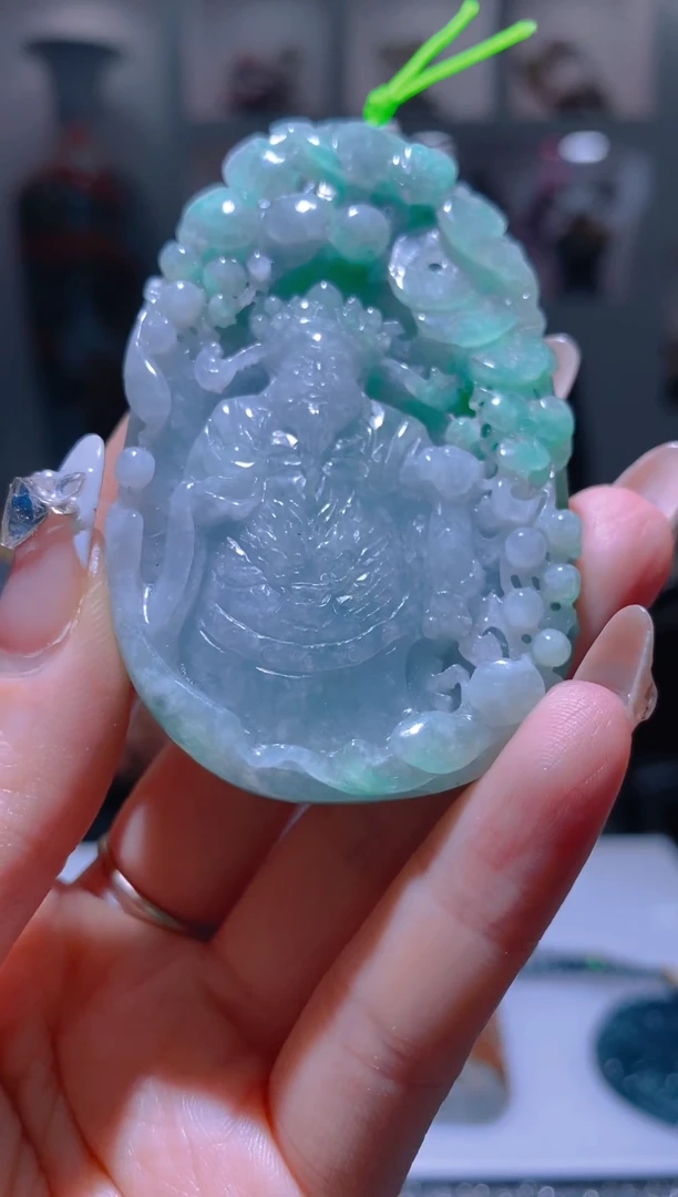 定制翡翠未镶嵌TT翡翠毛货HZQ-30