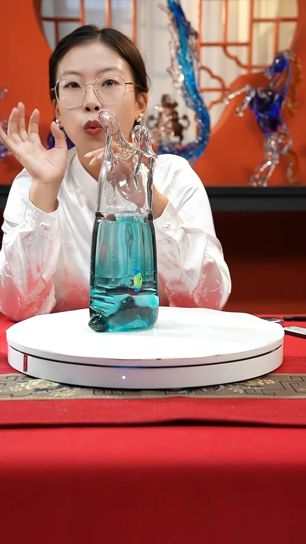 琉璃手工艺品时光静止大号