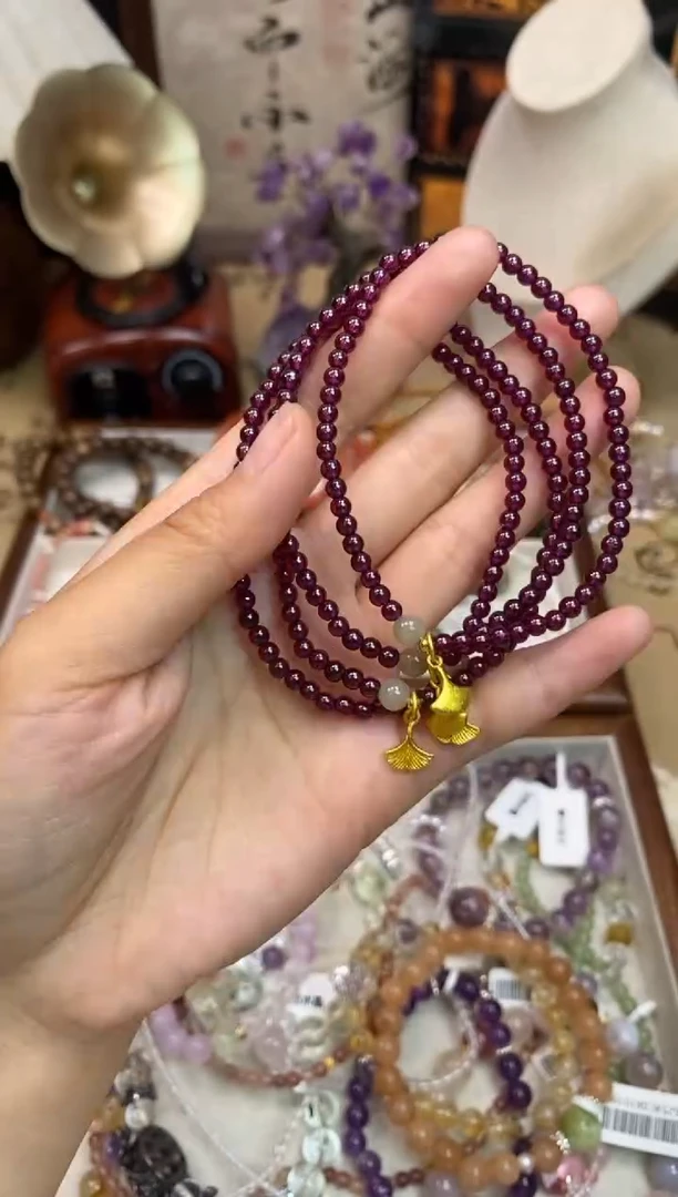 手链未镶嵌石榴石410