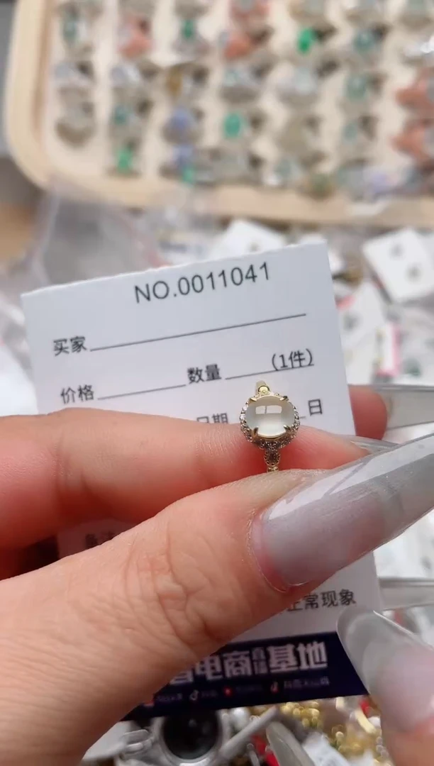 【闪购商品】翡翠戒指银S925镶嵌、、