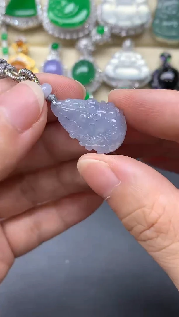 翡翠未镶嵌颈饰166-中国好珍宝