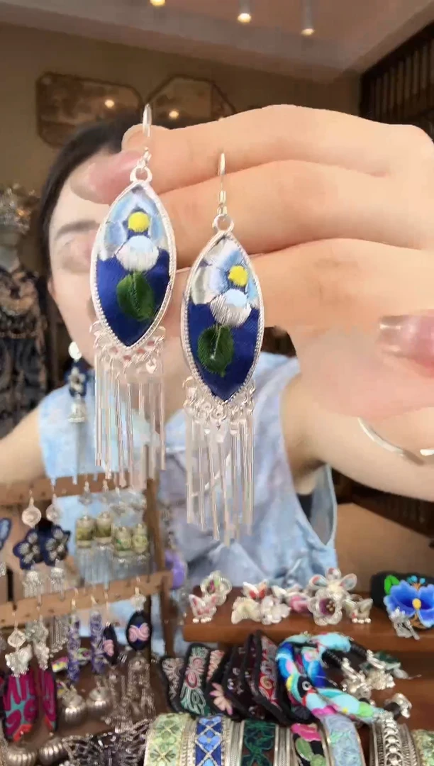 刺绣非遗刺绣民族风饰品