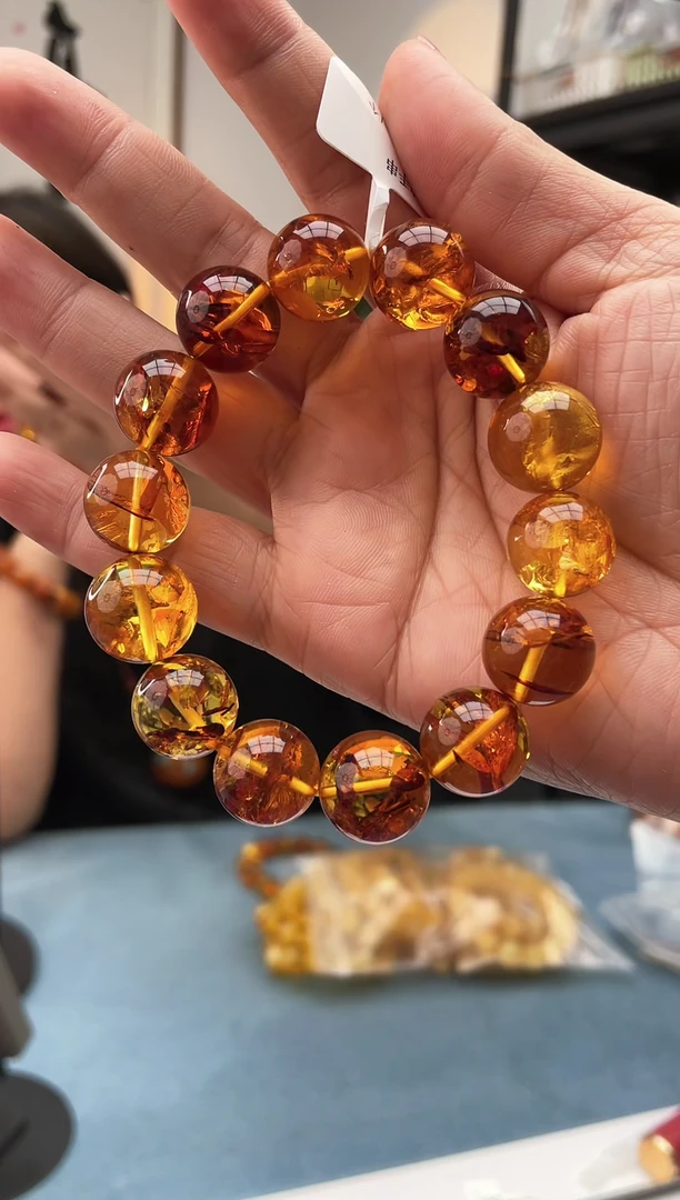 【闪购商品】琥珀珠宝奇石未镶嵌手串