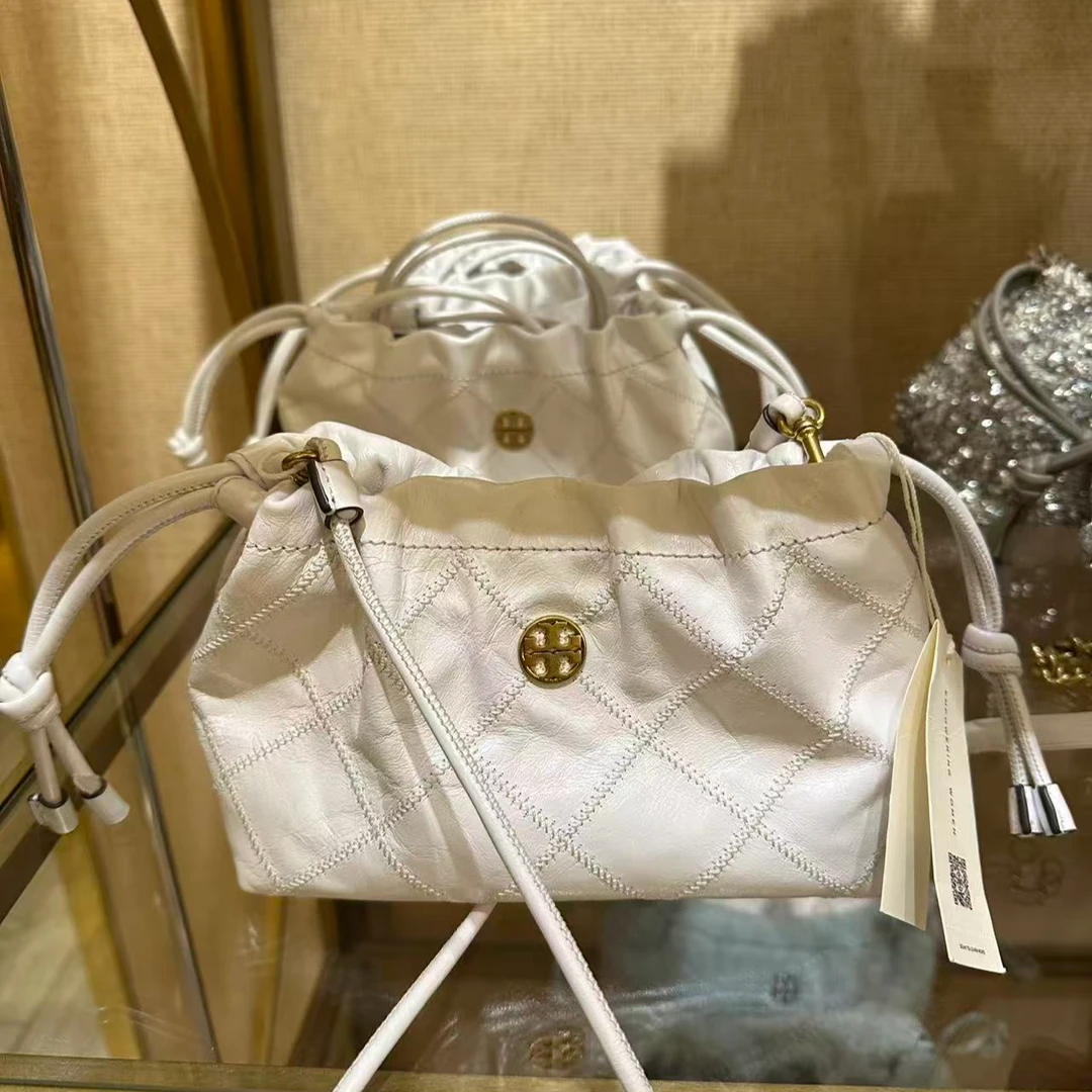 TORY BURCH 汤丽柏琦 WILLA 小福袋 菱格单肩斜挎包 20*12*8CM