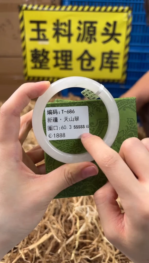 未镶嵌手镯石英质玉T-686
