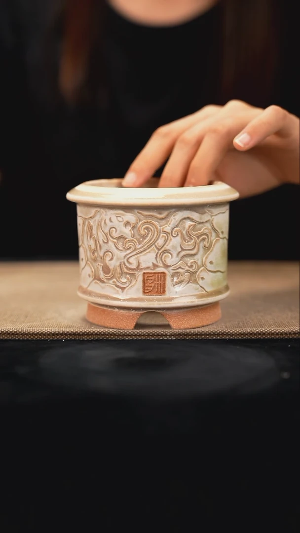 10-17-384花盆口径7瑕