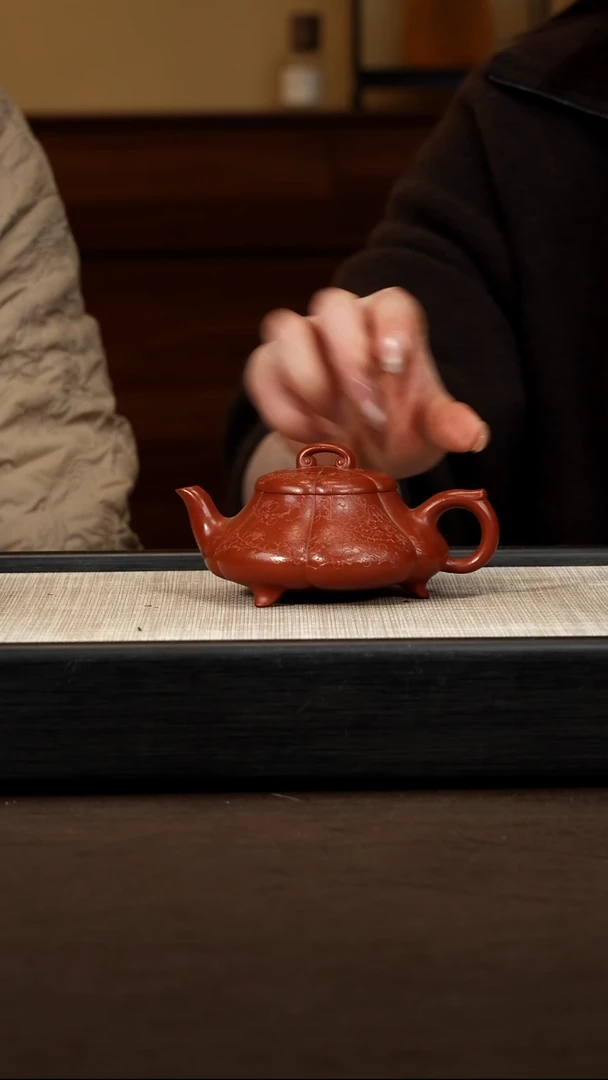 茶壶紫砂【P026】海棠石瓢  160c  BJZ