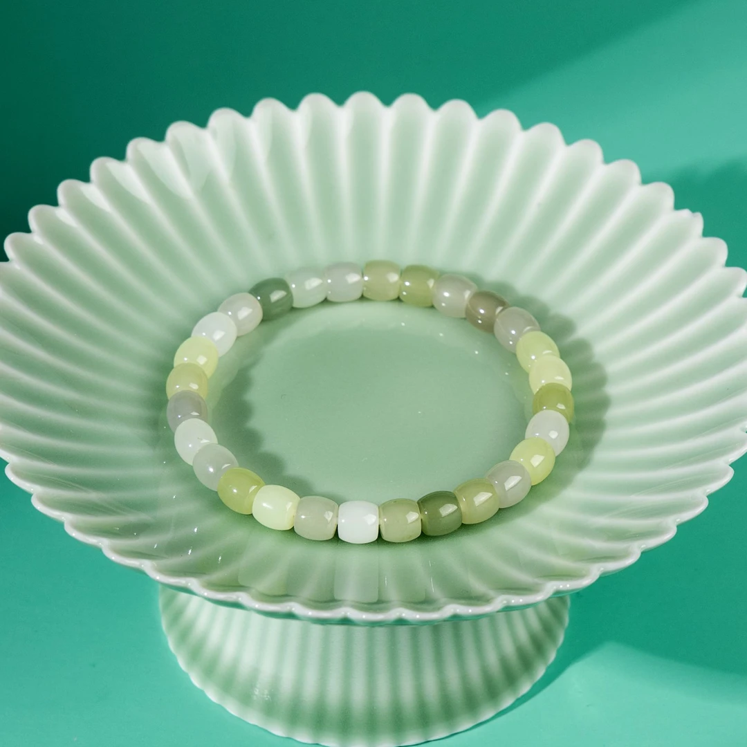 和田玉手串-约卡7mm-GG1641-BK|BHT6