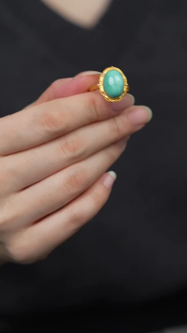 未镶嵌绿松石T19（多样性发一件）戒指