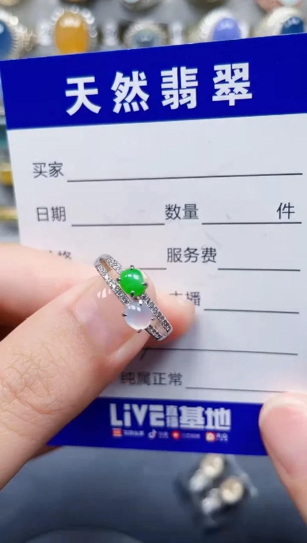 颈饰银S925镶嵌翡翠233