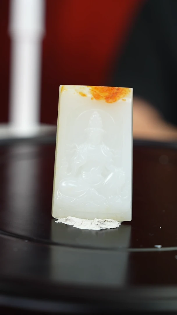 和田玉未镶嵌挂件（大雄）024