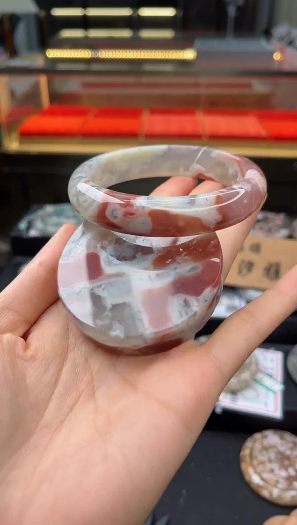 石英质玉手镯未镶嵌62圈口（赠送镯心）s98333