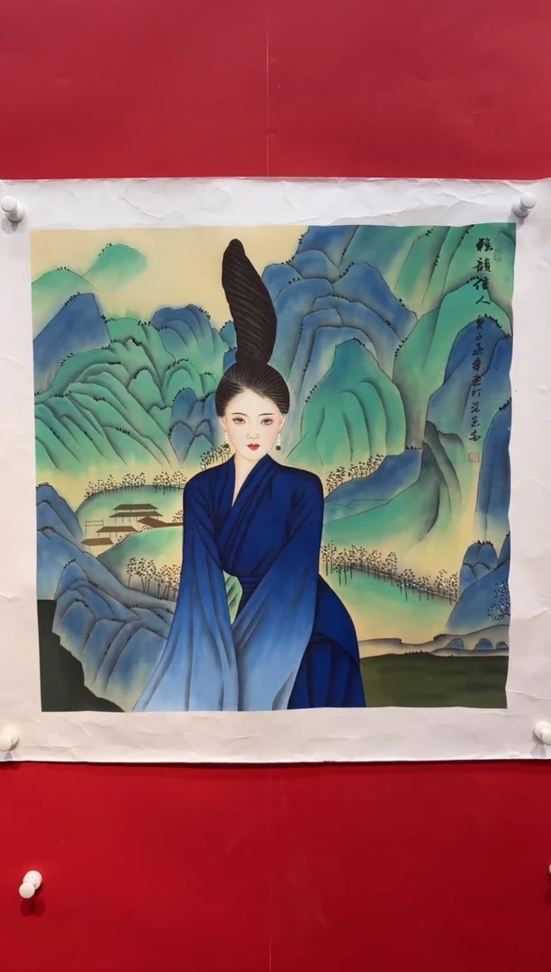 国画画家陆远华纯手绘原作