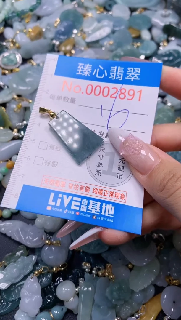 翡翠未镶嵌吊坠(不含链)2891