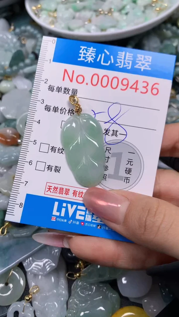 【闪购商品】翡翠颈饰未镶嵌含绳0009436