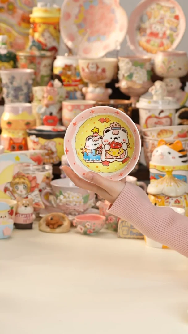 其他陶景德镇釉下彩手绘设计师款陶瓷