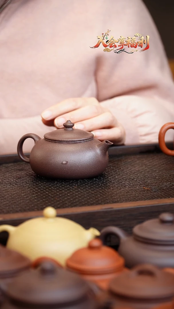 茶壶紫砂新**归微瑕寒江