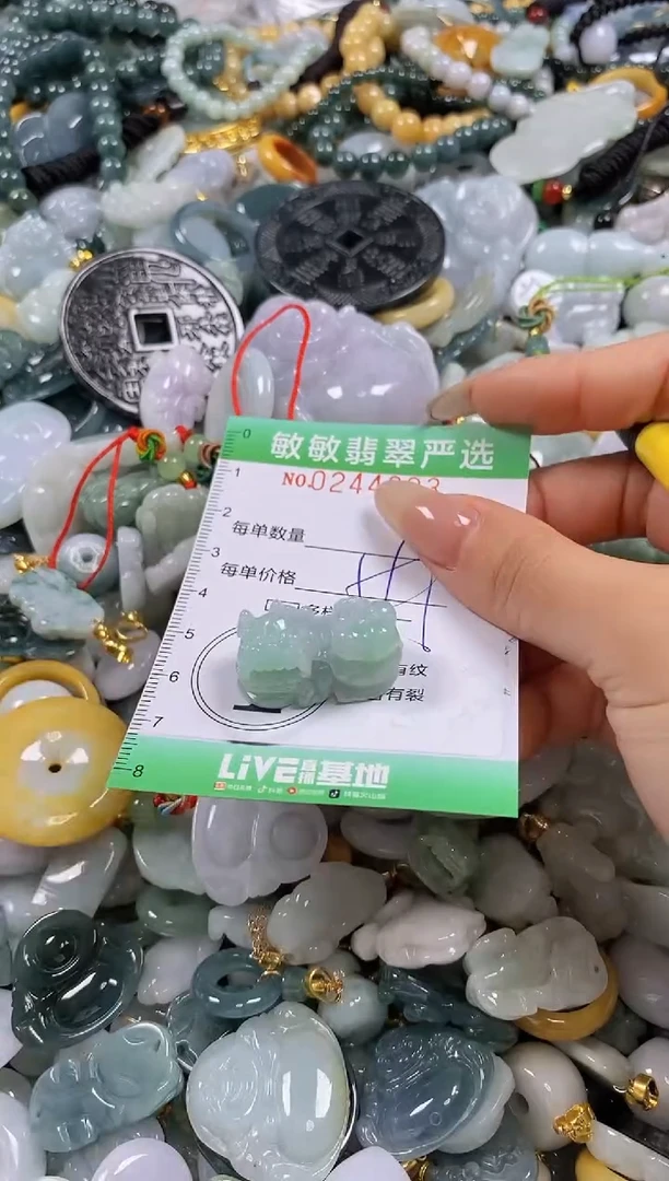 翡翠未镶嵌颈饰闪购0244393