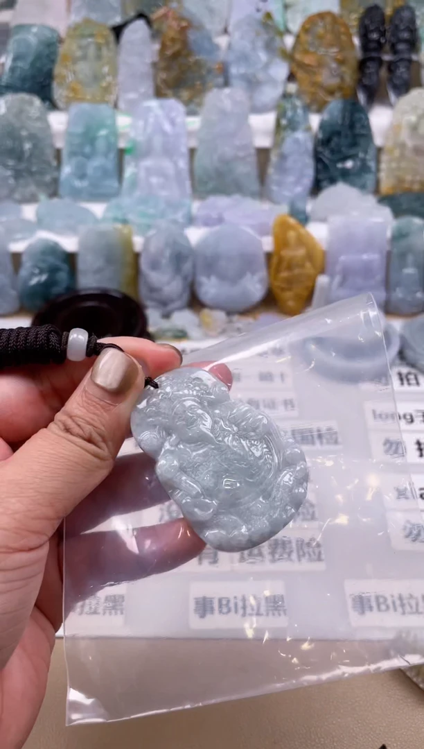 【闪购商品】翡翠颈饰未镶嵌天然缅甸A货翡翠41