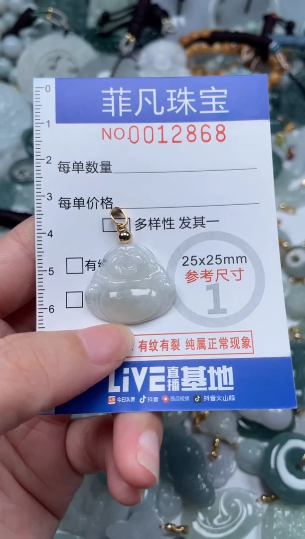 颈饰未镶嵌翡翠12868