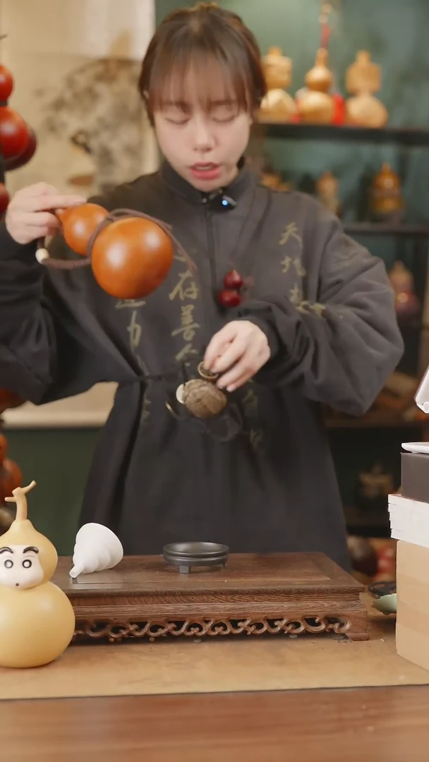 【闪购商品】29号精品天然大漆工艺防渗内胆酒葫芦~