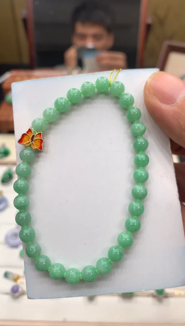 未镶嵌手串翡翠手串