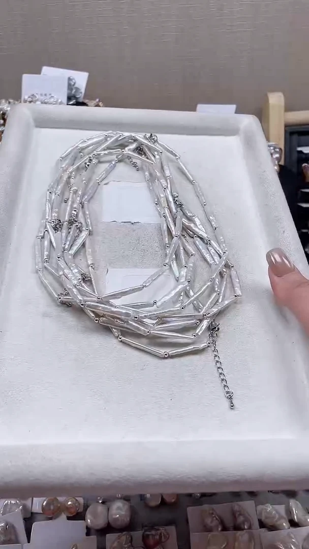 未镶嵌项链淡水珍珠【纯恬饰品】（多样性发货发一）
