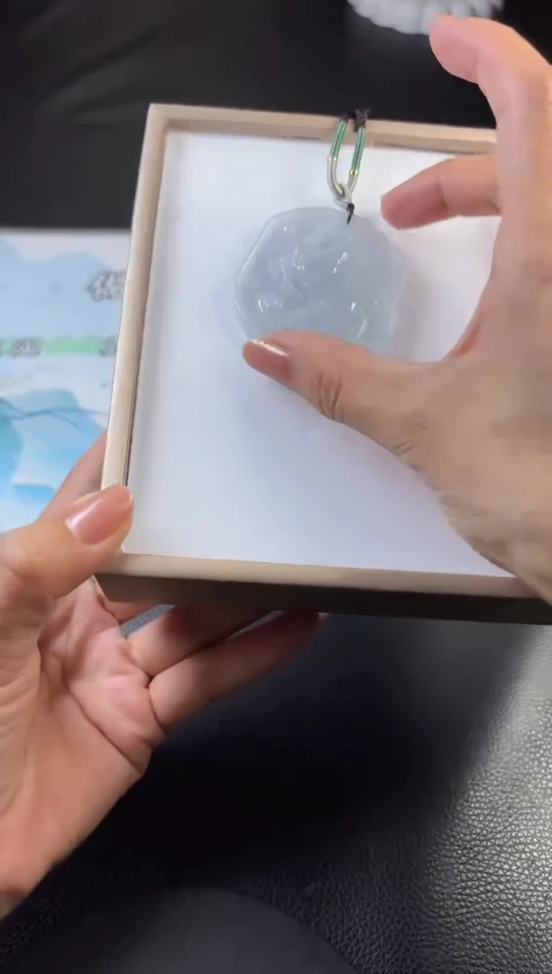 未镶嵌挂件翡翠发一件CH224