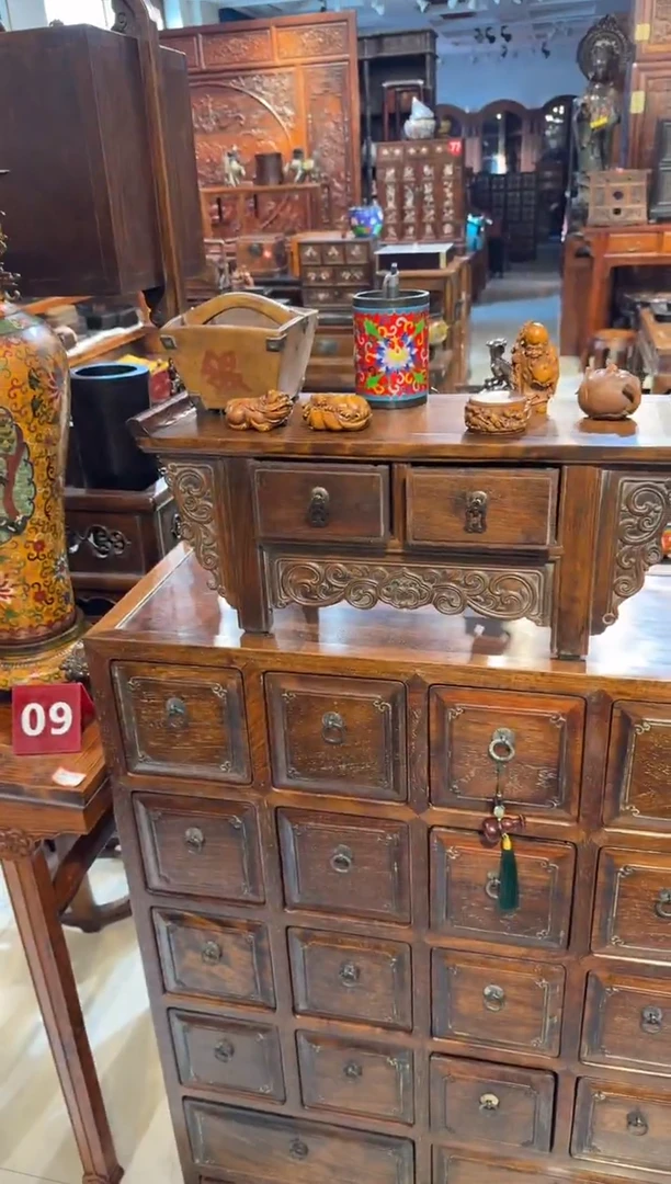 木木头款黄花梨翘头小二联880