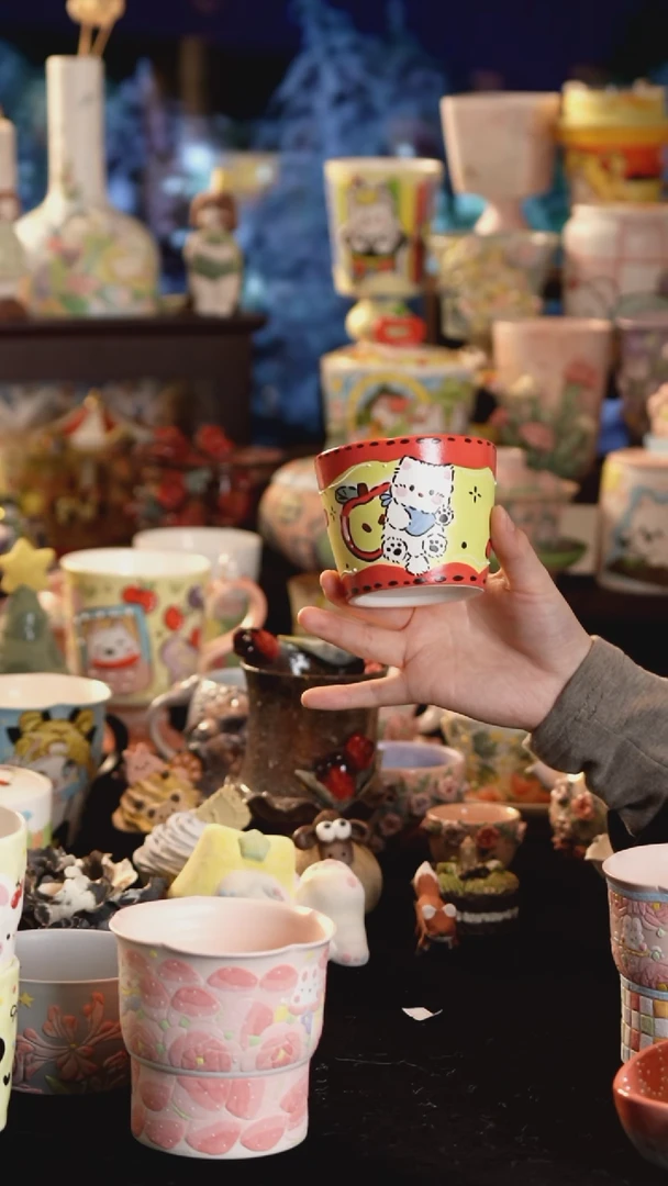 其他陶景德镇釉下彩手绘设计师款陶瓷