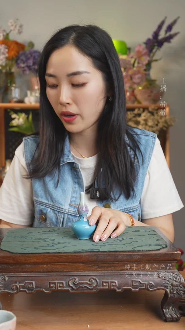 摆件景德镇陶瓷原创花器