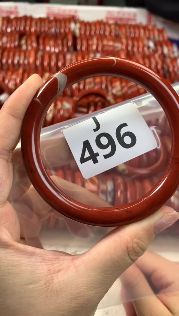 【闪购商品】碧石红碧石手镯J未镶嵌496-62