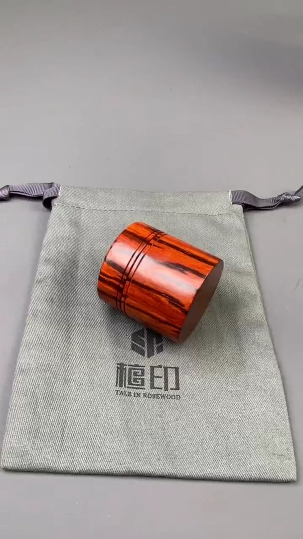 【闪购商品】檀香紫檀（小叶紫檀）把件印度小叶紫檀 戒指盒
