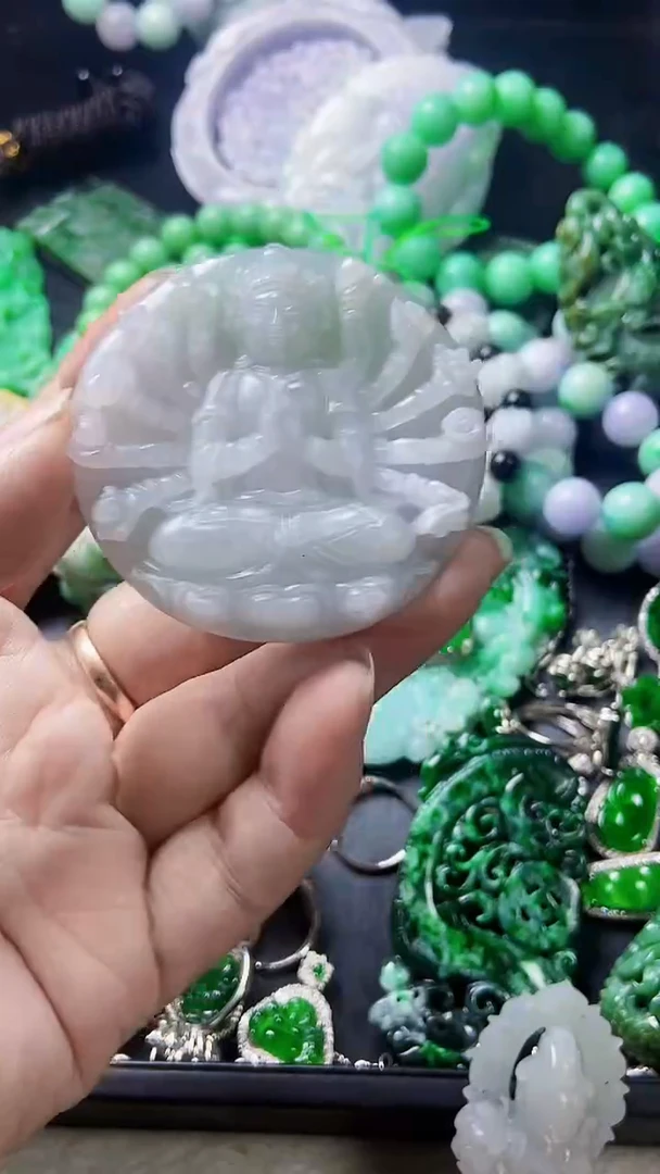 定制翡翠未镶嵌翡翠挂件