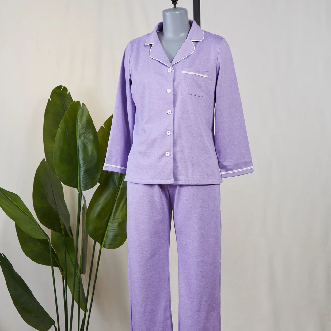 秋季新品男女士睡衣休闲简约