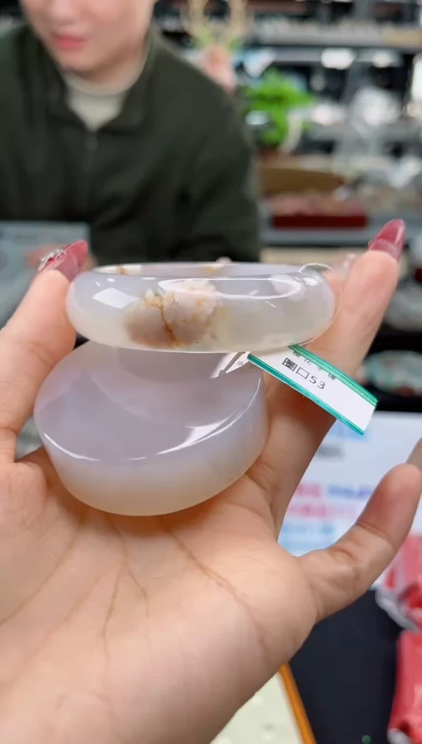 【闪购商品】石英质玉手镯未镶嵌53圈口（赠品镯心）3505255