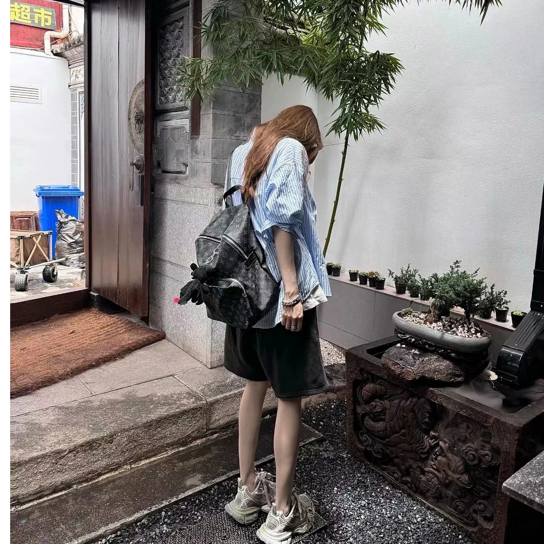 【专柜同款】男女老花双肩包
