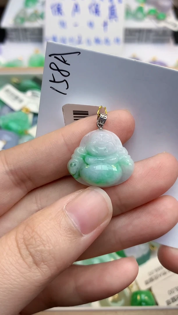 颈饰未镶嵌翡翠天然缅甸a货翡翠