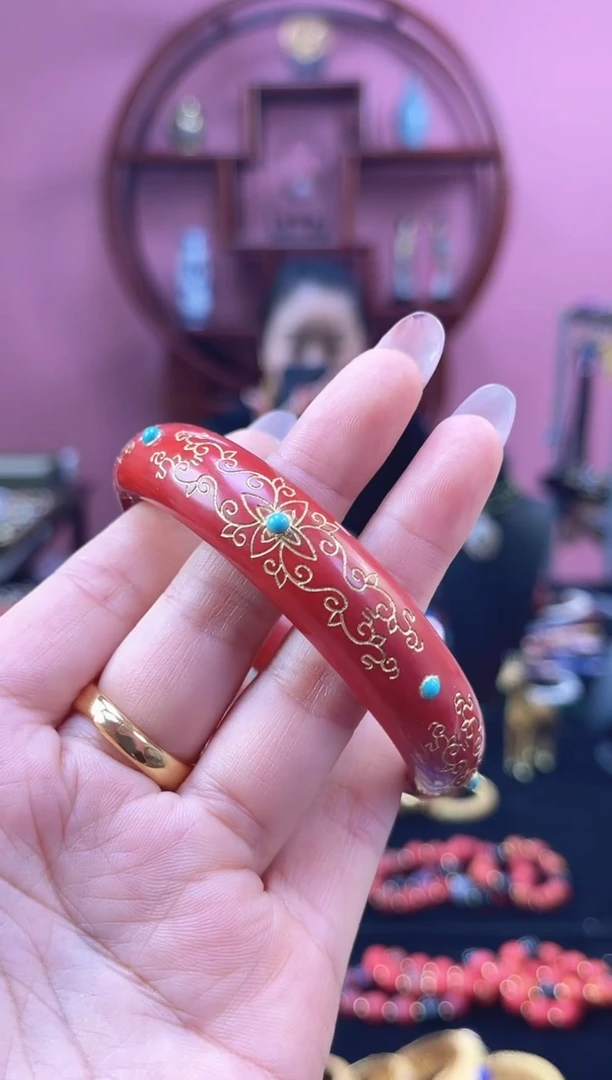 非遗 金漆镶嵌手镯 60