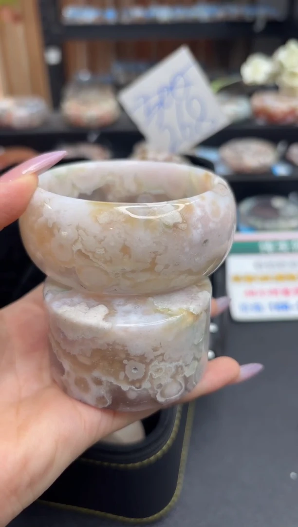 未镶嵌手镯石英质玉A432(64圈赠送镯心)