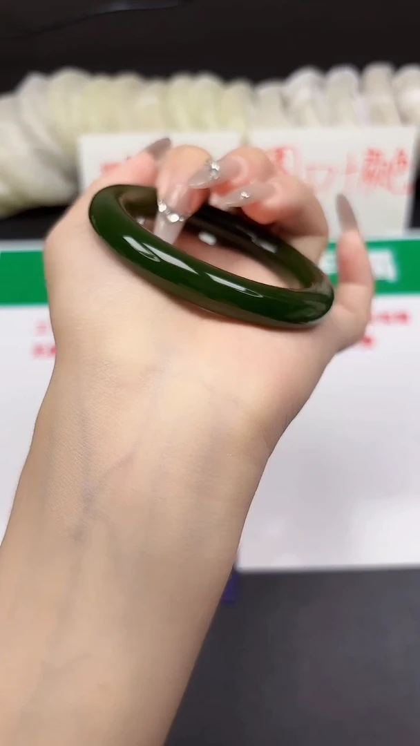 和田玉手镯未镶嵌106-2-54